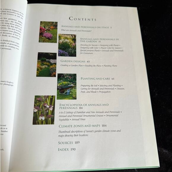 Sunset Annuals and Perennials | 2002 | Vintage Gardening Book - Picture 3 of 10